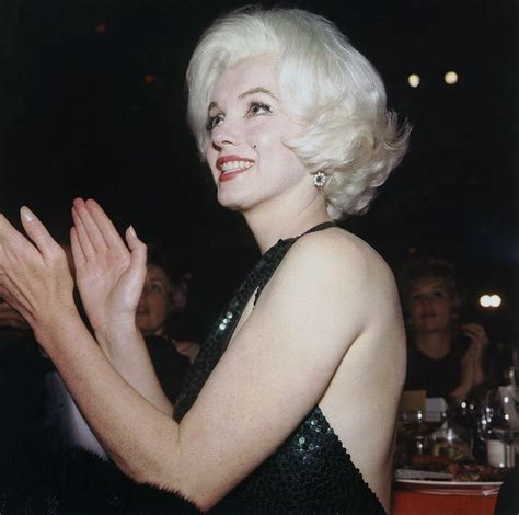 Marilyn Monroe At The Golden Globe Awards Marilyn Monroe