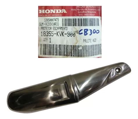 Protetor Escapamento Cb Inox Original Honda Parcelamento Sem Juros