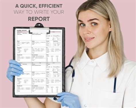 2 Patient Nursing Report Sheet Med Surg Icu Report Sheet Etsy Canada