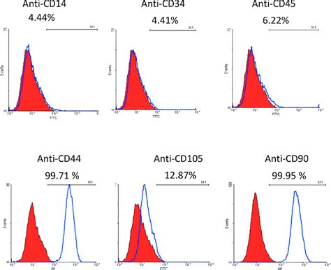 Cell Surface Protein Expression By Flow Cytometry Analysis The Ad Mscs