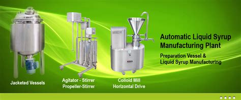 Syrup Manufacturing Plant Oral Liquid Manufacturing Plant Homogenizer