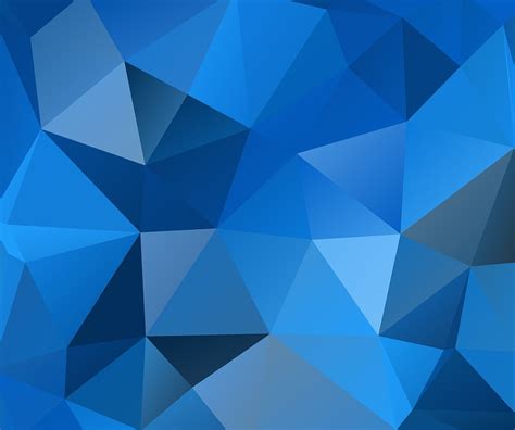 Blue Triangles Polygon · Free Image On Pixabay