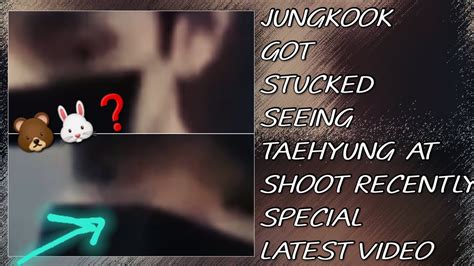 OMG Jungkook Got Stucked Seeing Taehyung At Shoot Recently Latest