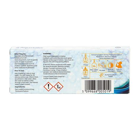 Mfh Medentech Water Purification Tablets