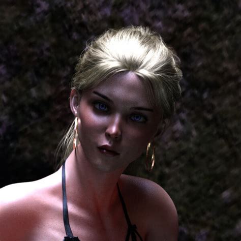 Emma Nude Edition 3D Render Digital Art By Robi Rock