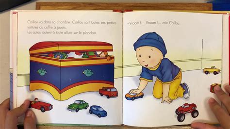 064 Caillou Joue Avec Moi French Caillou Book Reading Youtube