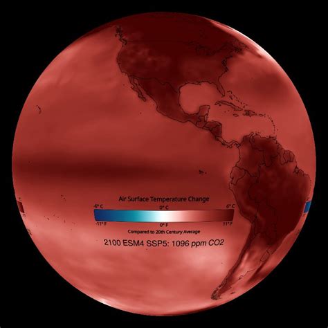 Climate Model Surface Temperature Change SSP1 Sustainability