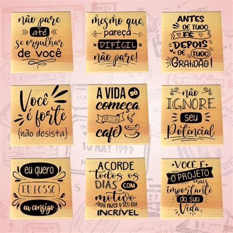 Carimbos Frases Motivacionais E Frases Legais Para Embalagens Kraft