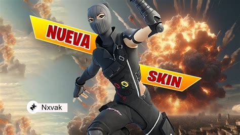 NUEVA SKIN DELICTIVA gameplay en español FORTNITE Battle Royale