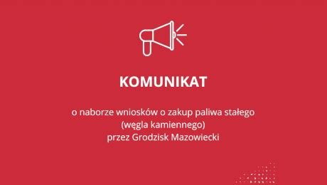 Og Oszenie O Naborze Wniosk W O Zakup Paliwa Sta Ego W Gla Kamiennego