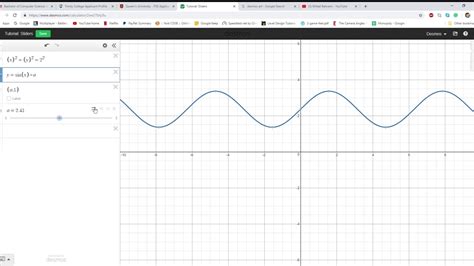 Desmos Art Tutorial 1 Sliders Youtube