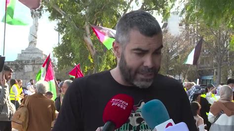 Una Marcha Reclama En Valencia El Derecho De Los Palestinos A Volver A