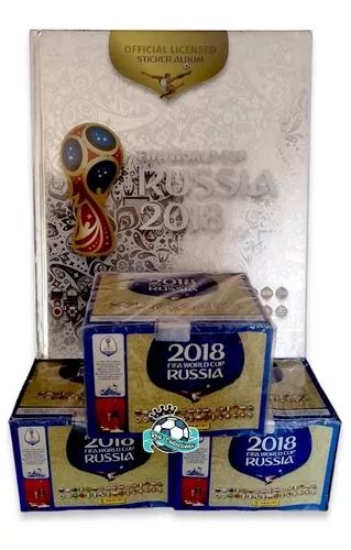 3 Cajas 100 Sobres Rusia 2018 Album Pasta Dura Platino