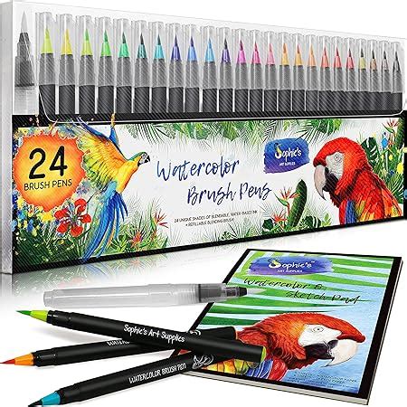 Amazon Colorit Refillable Watercolor Brush Pens Set Colors