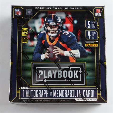 2020 Panini Playbook Football Retail Exclusive Mega Box With 4 Packs