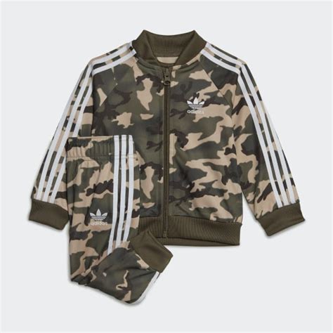 adidas Kids' Lifestyle Camo SST Set - Beige adidas US