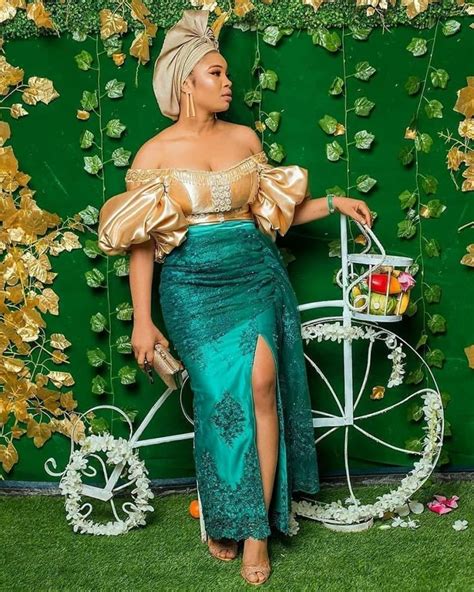 14 Unique Green Asoebi Styles For Wedding And High Class Occasions African Fashion Ankara