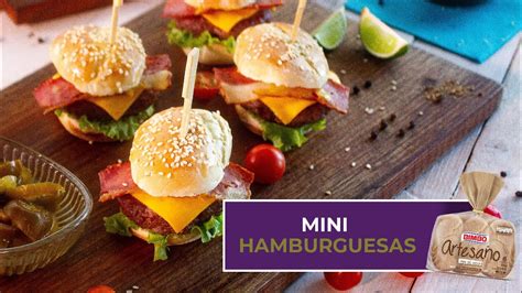 Recetas De Mini Hamburguesas YouTube