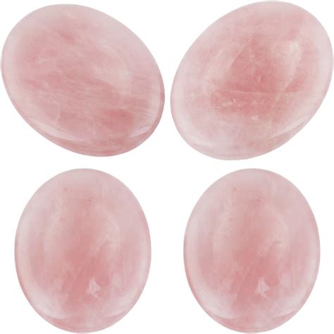 Amazon Mookaitedecor Rose Quartz Thumb Worry Stone Pocket Palm