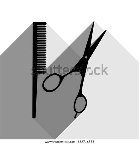 Barber Shop Sign Vector Black Icon Stock Vector (Royalty Free) 682716553 | Shutterstock