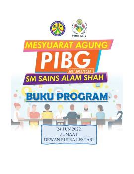 BUKU PROGRAM AGM PIBG 2022 Ctnazirahismail Flip PDF AnyFlip