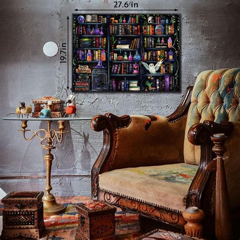 Magical Bookshelf Mystery Jigsaw Puzzles 1000 Pieces – Pickforu Puzzle