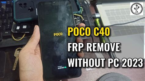 Poco C Frp Remove Without Pc Youtube