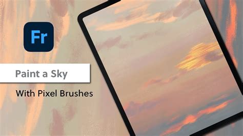 How To Paint A Sky Adobe Fresco Tutorial YouTube