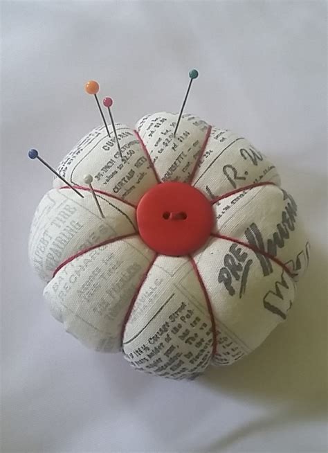 Unique Handmade Pin Cushion 3 Diameter X 1 Etsy Handmade Pin