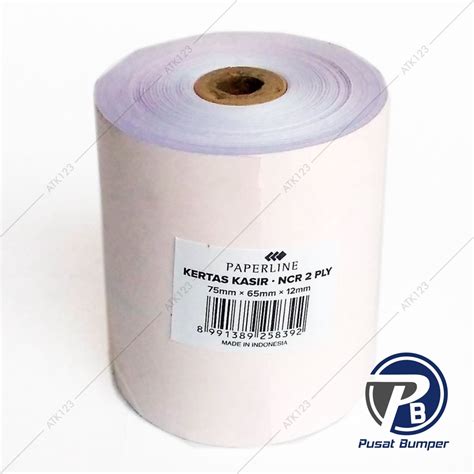 Jual Kertas Struk Telstruk Kasir Hvs Roll Ncr 2 Rangkap Ply 75mm X 65mm