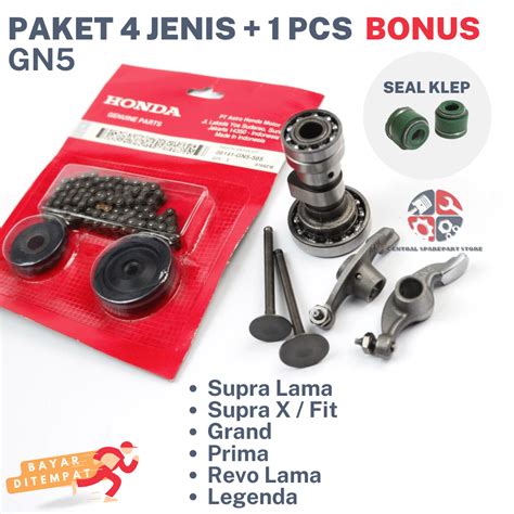 1 SET KOMPLIT HONDA NOKEN AS PLATUK KLEP PAYUNG KLIP SEAL KLEP