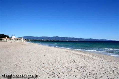 Spiaggia Del Poetto Di Quartu Sant Elena