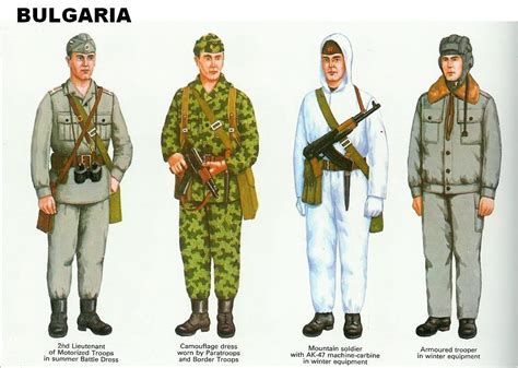 Bulgarian People’s Army uniforms during the 1960s. - Army n'Languages n ...