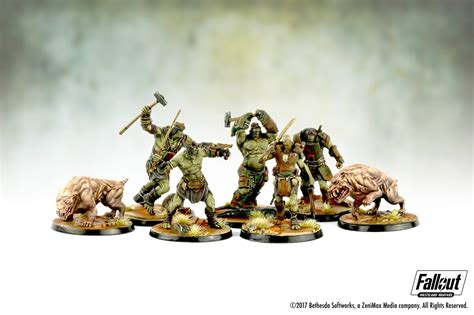 Modiphius Shows Off Studio Painted Super Mutants Of Fallout