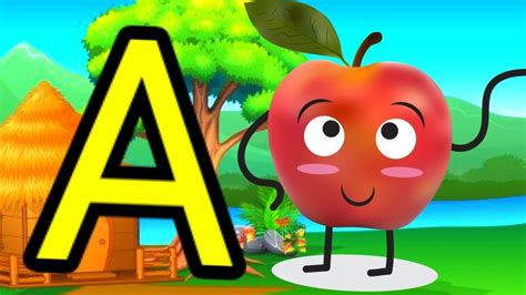 A For Apple B For Ball Abcd Phonics Sound Alphabet Song S Rhyming