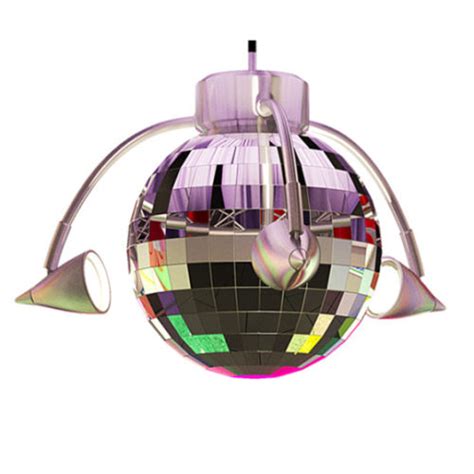 Transform your room into disco hall with Disco ball ceiling fan ...