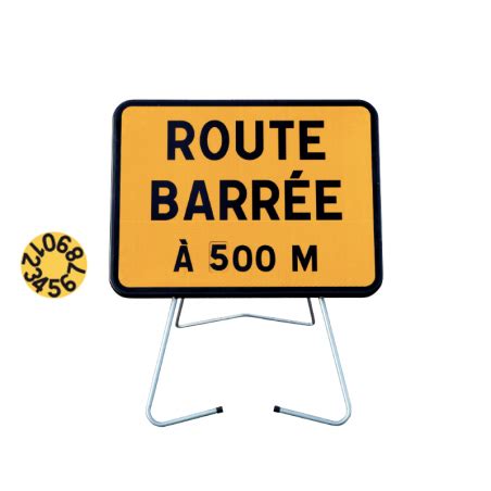 Panneau Kc Route Barr E Avec Disque De Distance I Wp Signalisation