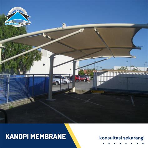 Jual Kanopi Membran Jakarta Canopy Atap Membrane Tempat Parkir