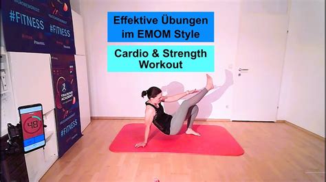 Fitness Challenge Im EMOM Style Cardio Kraft Training