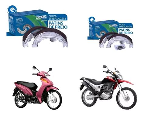 Lona De Freio Biz 125 100 Bros 125 150 Dianteira Traseira Frete grátis