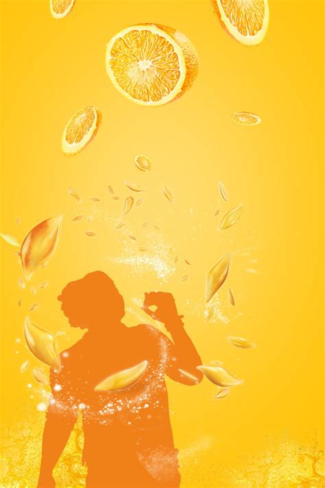 Supplement Vitamin C Orange Ad Background Wallpaper Image For Free
