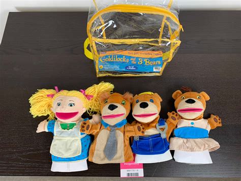 Lakeshore Goldilocks And The Three Bears Puppet Set