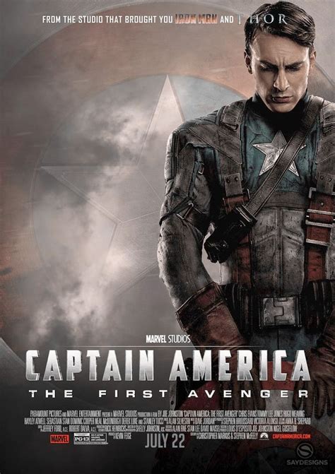 Captain America The First Avenger Movie Poster Captain America