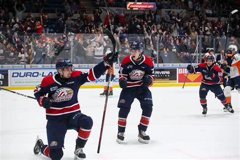 Spirit Take First Ever Game 7 Win 6 3 Over Flint Saginaw Spirit