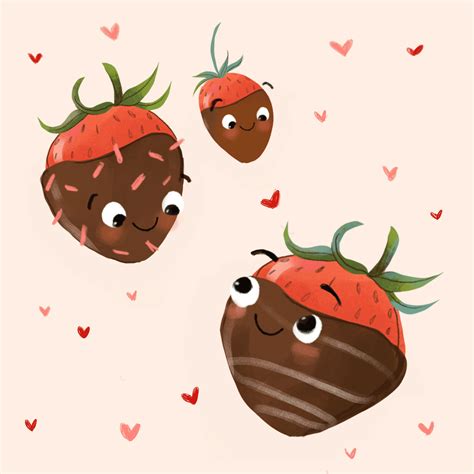 Strawberries — Lenz Illustration And Design