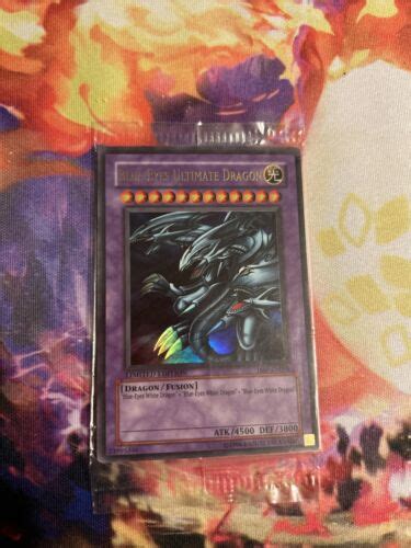 1996 Blue Eyes Ultimate Dragon JMP EN005 Limited Edition Ultra Rare