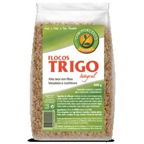 Flocos De Trigo Integral Cem Porcento Nutrip Dia