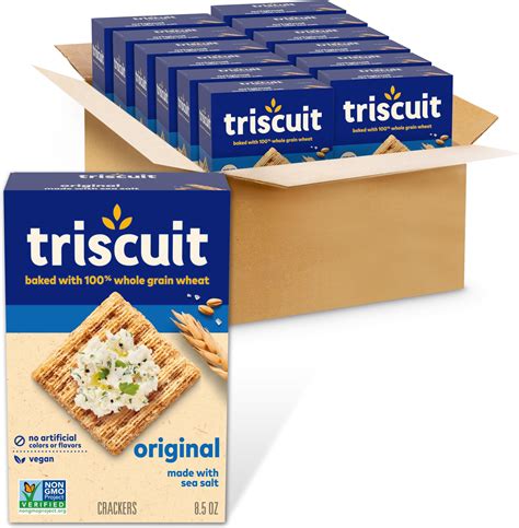 Triscuit Thin Crisps Original Whole Grain Wheat Crackers