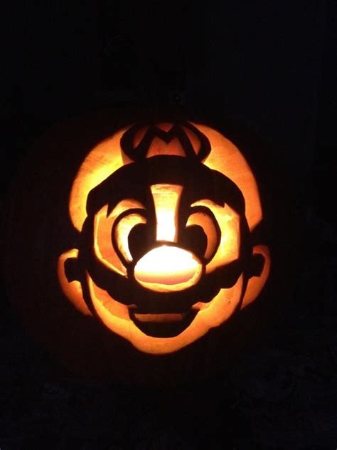 Super Mario Pumpkin Pumpkin Pumpkin Carving Designs A Pumpkin