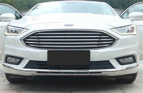 For Ford Mondeo Fusion Chrome Steel Front Bumper Edge Guard